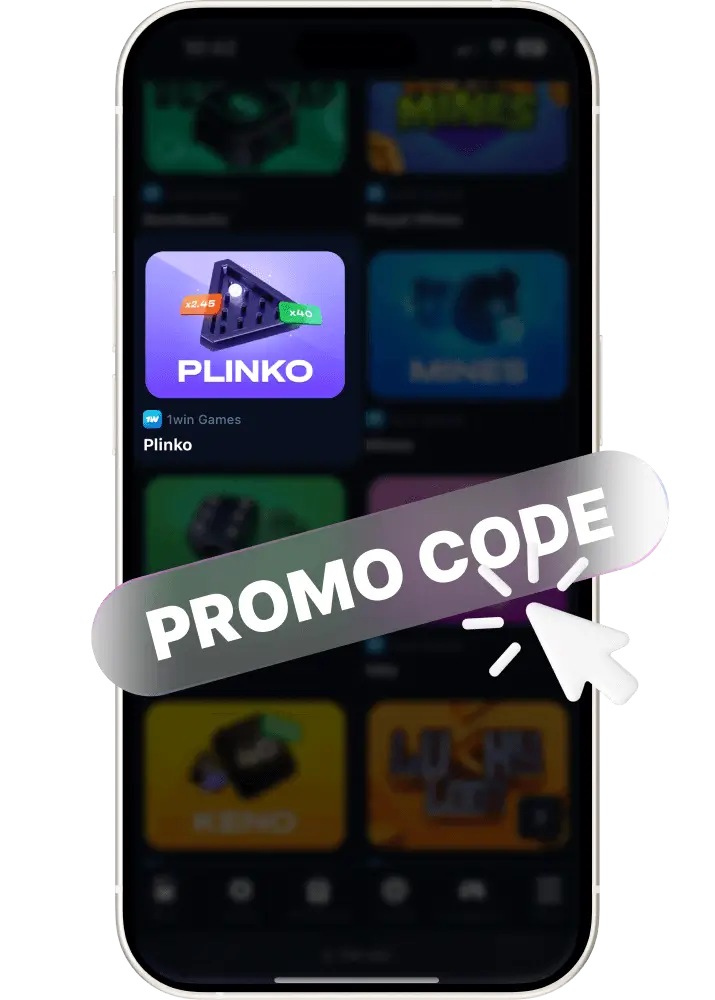 Use Plinko 1winj promo code