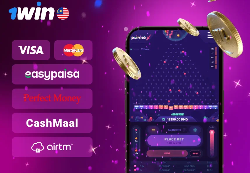 Available Payment Options to 1win Plinko