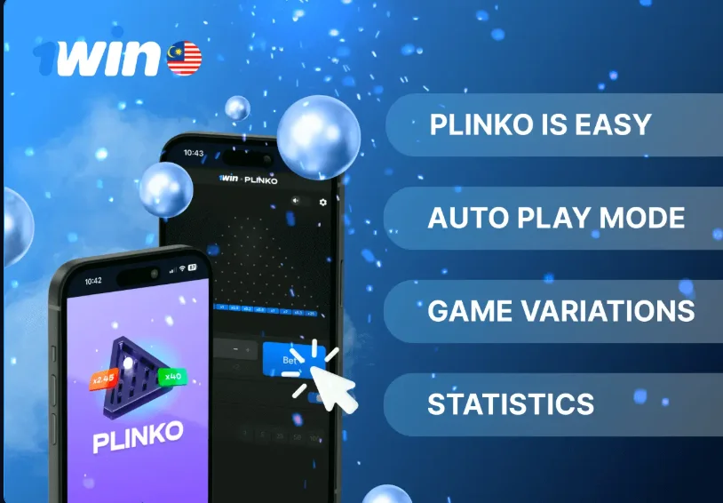 Plinko 1win game overview 